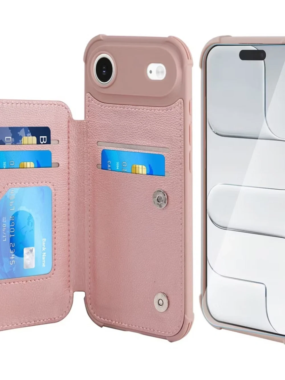 iPhone Air Wallet Case with RFID Blocking Card Holder